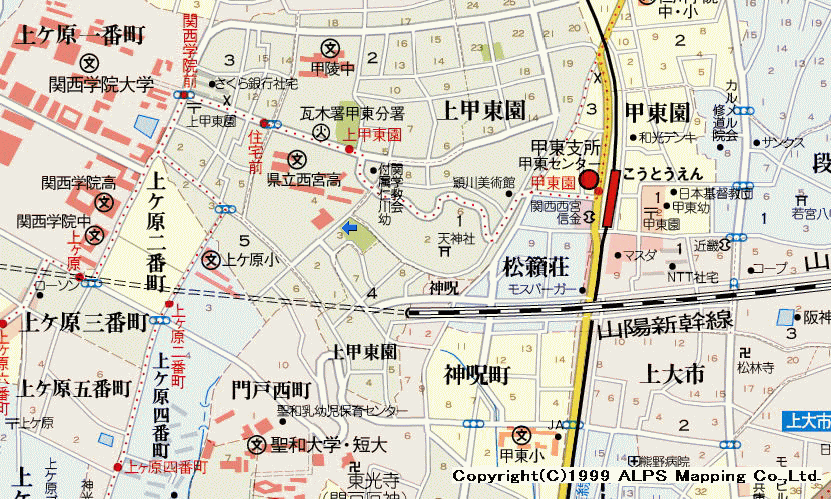 甲東園:神呪墓地