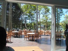 室内から外の雰囲気