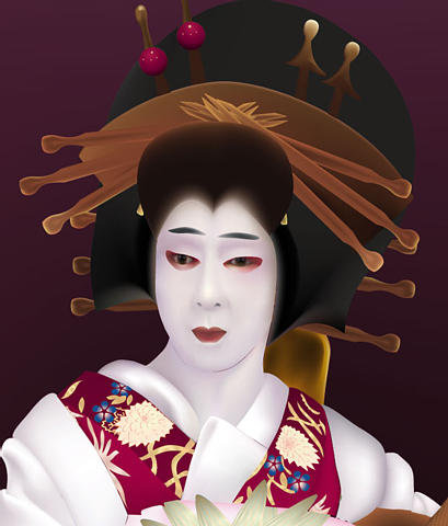 歌舞伎座助六由縁江戸桜)三浦屋揚巻(歌右衛門) | ToMuCo - Tokyo