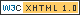 W3C XHTML banner