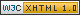 W3C XHTML banner