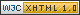 W3C XHTML banner