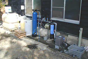 施工事例：浄水装置設置例