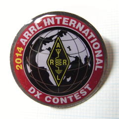 2014 ARRL International DX Contest  Contest Participation Pin