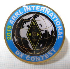 2015 ARRL International DX Contest  Contest Participation Pin