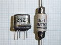 A germanium transistor and a germanium diode
