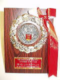 Winning prize shield