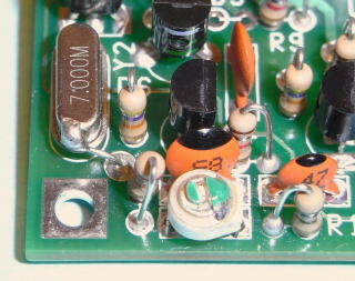 Variable frequency crystal oscillator of my Rock-Mite 40