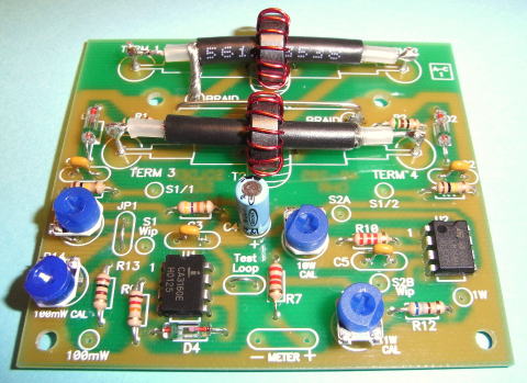 PC board of WM-2 QRP Wattmeter