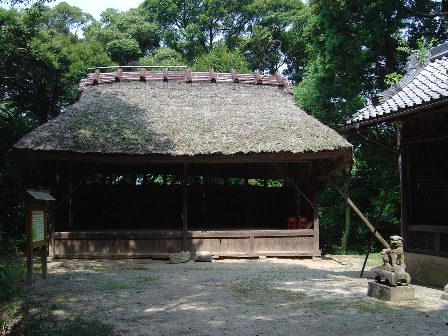 藍那農村歌舞伎舞台