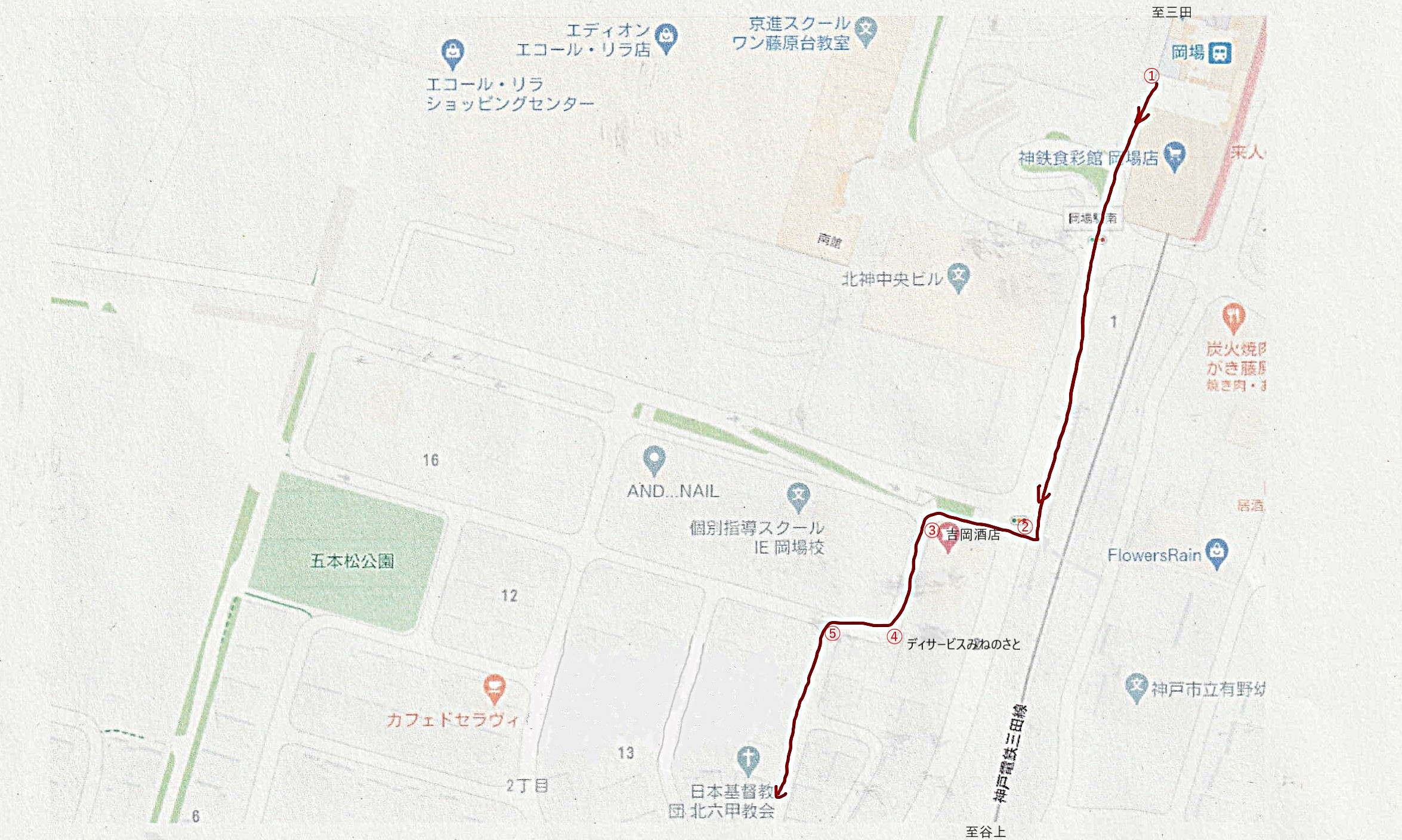 教会案内図