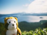 お決まりのショット。他には観光客がいないので撮り放題!