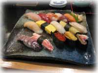 魚真握りは2500円です。