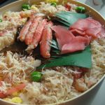 佐藤水産で買った「かにめし弁当」です。