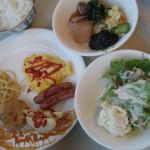 ホテルの朝食です。