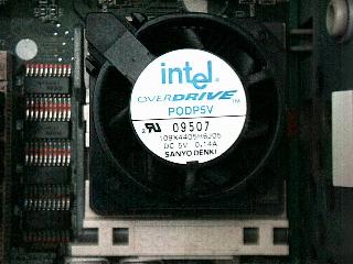 インテル オーバードライブ PODP5V i386 古い コンピュータ パーツ