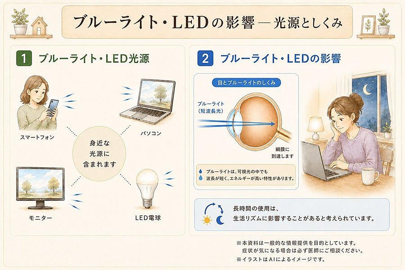 ブルーライト・LEDの影響