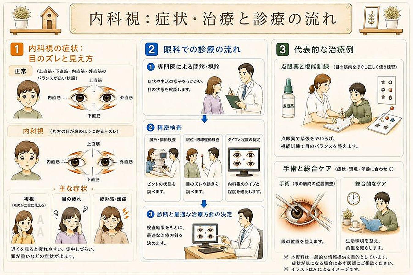 内斜視：症状・治療と診療の流れ