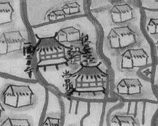 いにしえのわが町 観世音 古地図