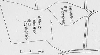 いにしえのわが町 東求女塚古墳 古地図