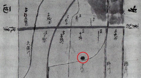 いにしえのわが町 澤の井 古地図