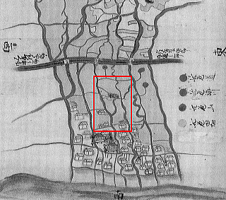 いにしえのわが町 澤の井 古地図