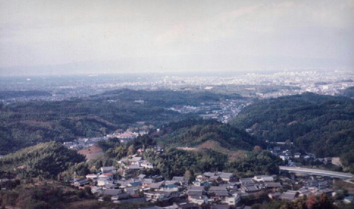 みかん山から見た大阪 