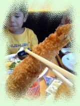 まるは食堂にて