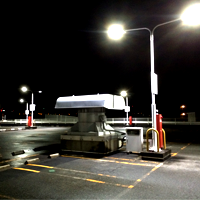 某店舗駐車場LED写真