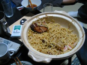 麺が伸びて量が倍加(汗)