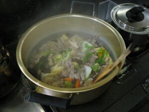 やっと混ぜれる