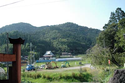 丹生都比売神社の北の風景