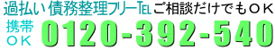 過払い・債務整理専用フリーダイヤル