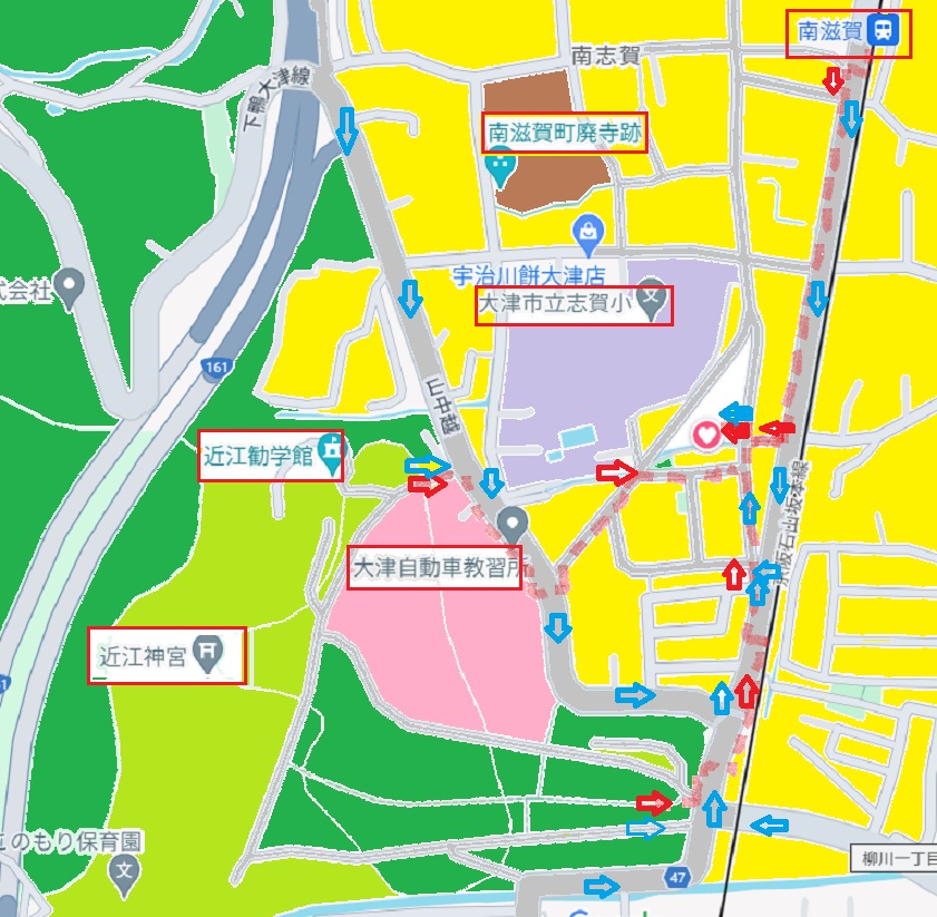 近江神宮善庵 地図