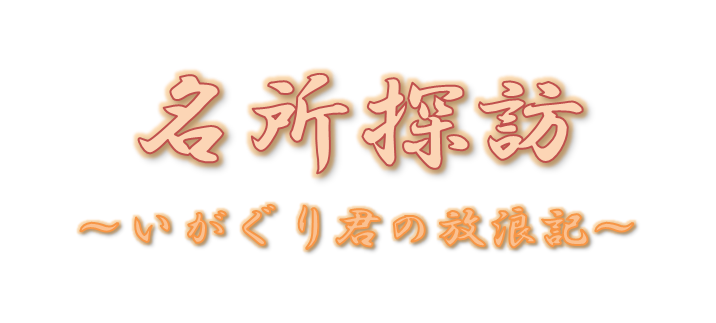 名所探訪 いがぐり君の放浪記