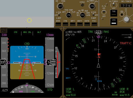 747-400 Precision Simulator Cockpit