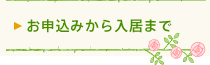 お申し込みから入居まで