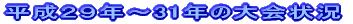 •½¬‚Q‚X”N`31”N‚Ì‘å‰ïó‹µ