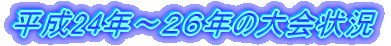 •½¬24”N`‚Q‚U”N‚Ì‘å‰ïó‹µ