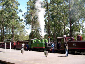 Puffing Billy steam train