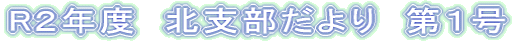 H30年度　北支部だより　第１号