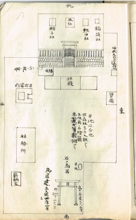 境内図（大正１４年(1925)）