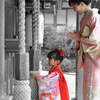 向日神社 七五三 京都