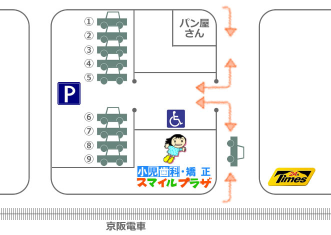駐車場案内地図