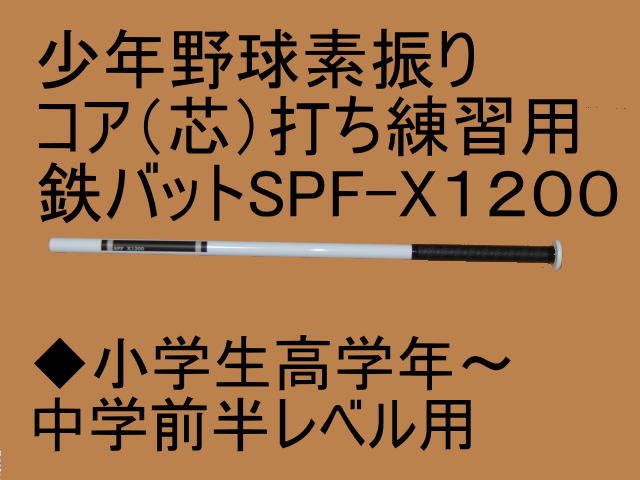 小学高学年～　　素振り・コア打ちで打率アップ！