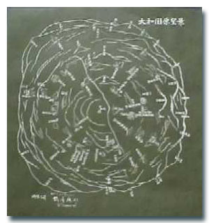 明日香望景図の包装紙