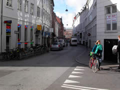 コペンハーゲンの街角