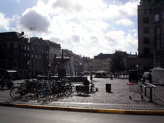 コペンハーゲンの広場