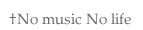 No music No life