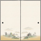 のれん no.116 2枚柄 腰高 66cm 寸法:巾96cm × 丈203cm